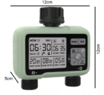 Programador Riego Timer 2 Zonas Canilla A Pilas Potencia Color Verde - Imagen 2
