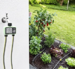 Programador Riego Timer 2 Zonas Canilla A Pilas Potencia Color Verde - Imagen 3