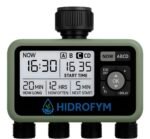 Fym Programador De Riego 4 Canillas Automático Verde Musgo