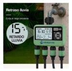Fym Programador De Riego 4 Canillas Automático Verde Musgo - Imagen 4