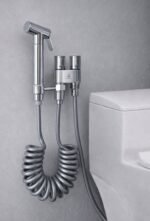 bidet de mano tokio plata acero inoxidable